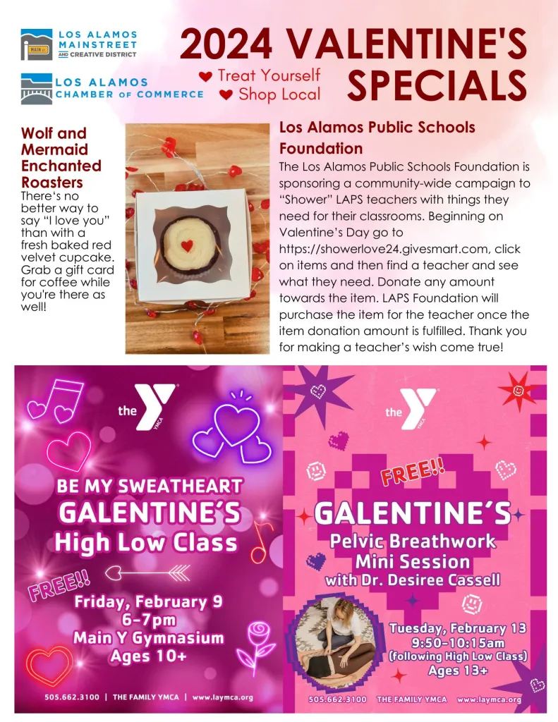 Chamber Of Commerce Issues 2024 Valentine’s Specials